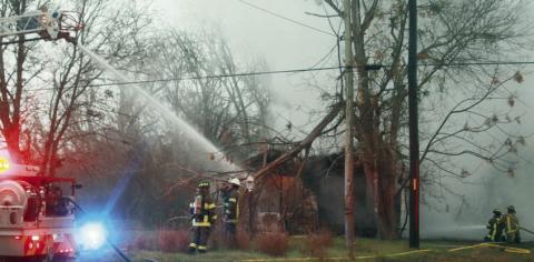 Sunday morning blaze follows two days with grass fires