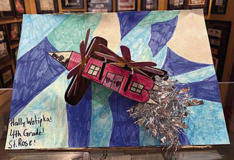 Hally Wotipka’s poster – 1st place winner in grades 3-4 from St. Rose of Lima Catholic School.