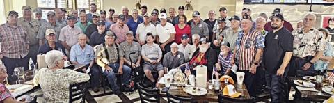 Veterans treated to free barbecue meal