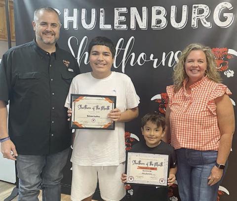 SISD students of the month