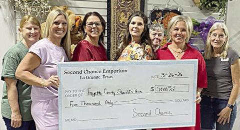 sheriff’s Posse gets donation from second Chance