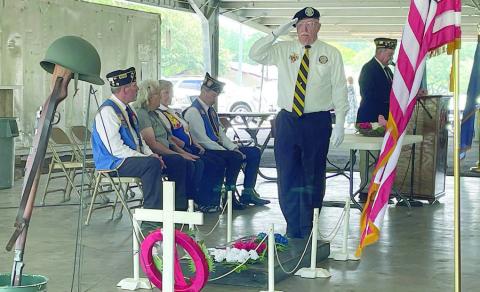 Salute to the fallen on Memorial Day