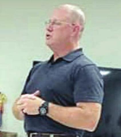 David Van Dresar of the Fayette County Groundwater Conservation District was the guest speaker at NVCC on Nov. 8.