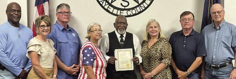 ‘Honorary Citizen Award’ presented to Rev. Stafford