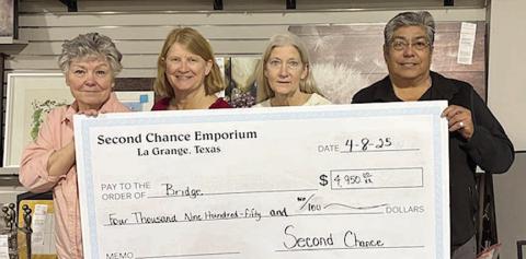 Second Chance donates to BRIDGE