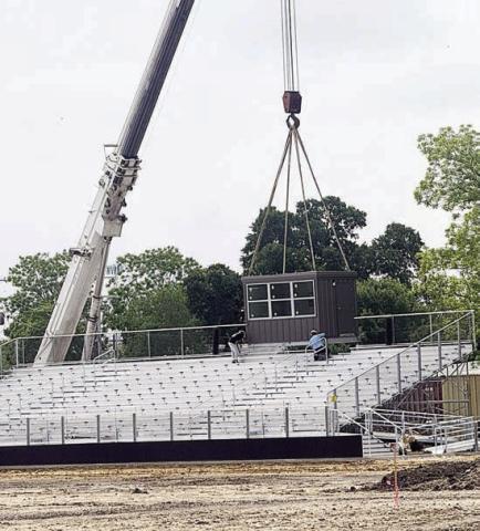 Bond work progressing with rain delays