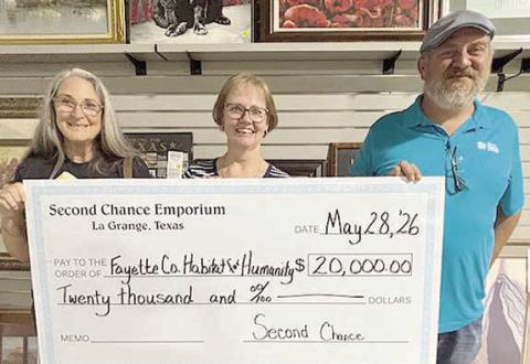 $20,000 goes to Habitat for Humanity