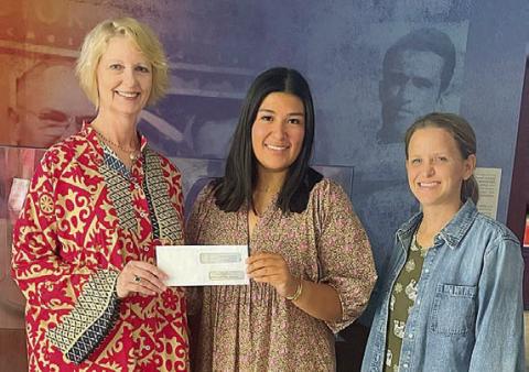 Arts for Rural Texas recently received a grant from Stanzel Family Foundation. Shown are (from left) Sandra Borne, ARTS executive director; Melanie Ramirez, Stanzel Family Foundation program director; and Cheryl Pekar, Stanzel Family Foundation CEO.