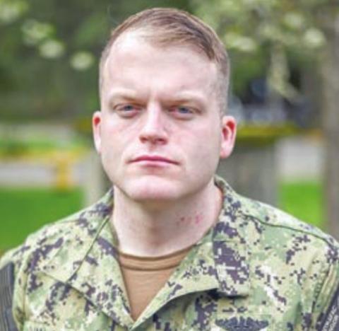 Navy Petty Officer 1st Class Joshua Van Sant