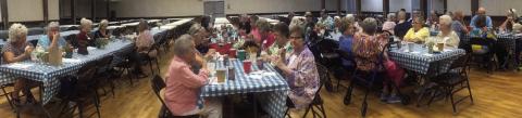 The burgers and ice cream social held at the KC Hall last month was a big hit with the Fender Bender Band entertaining. Thanks go to H-E-B and Texas Beef Initiative for their contributions!