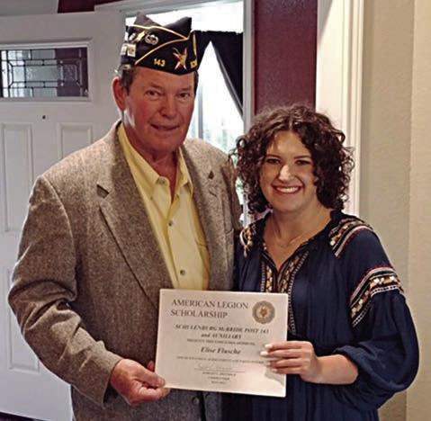 Legion scholarship goes to Flusche