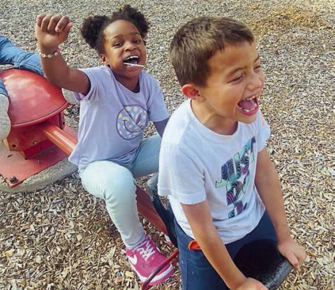 BGC members enjoy outdoor time Last week, members of the Schulenburg Unit of the Boys &amp; Girls Club enjoyed some free time in the park, including (from left) Ava Thomas and Valdemar Pineda.