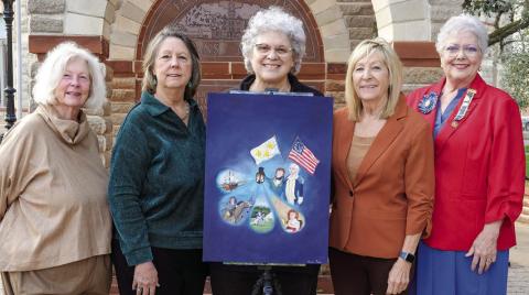 DAR commissions play about Lafayette, Washington to kick off semiquincentennial celebration in Fayette County
