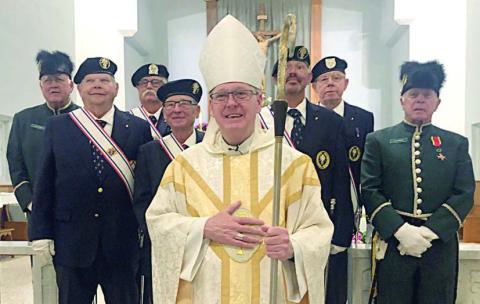 Knights attend confirmation Mass at st. Rose Church