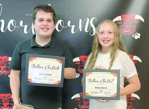 SISD students of the month