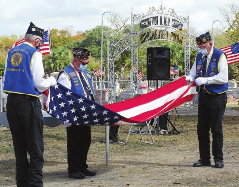 Praha ceremony honors veterans