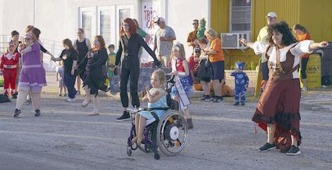 The Dancing Turtles from On Pointe Dance Studio gave a performance at Turtle Wing Foundation’s Monster Dash held on Sunday, Oct. 22 at Jack &amp; Mary’s in Schulenburg.