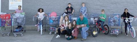 Kainers provide Christmas shopping trip for six Boys & Girls Club members