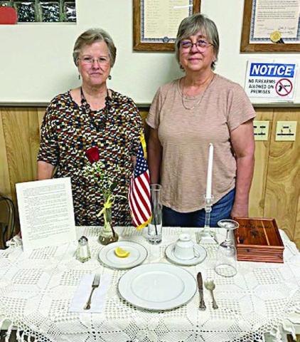 POW/MIA table ceremony conducted