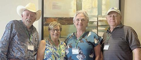 Fayette Countyattendees were (from left) Darrell Taylor and Pam Cunningham of Flatonia’s Celebration House; Debra Blansitt, Schulenburg Area Food Pantry president; and Jack Niesner, Schulenburg Area Food Pantry vice president.
