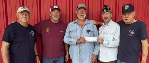 Hermann Sons donate to legion flag fund