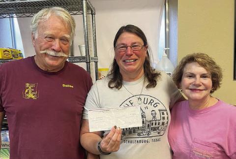 Crossroads donates $1,000 to SAFP.