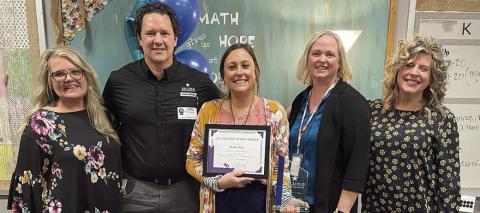 SES teacher selected as Region 13 Star of the Month