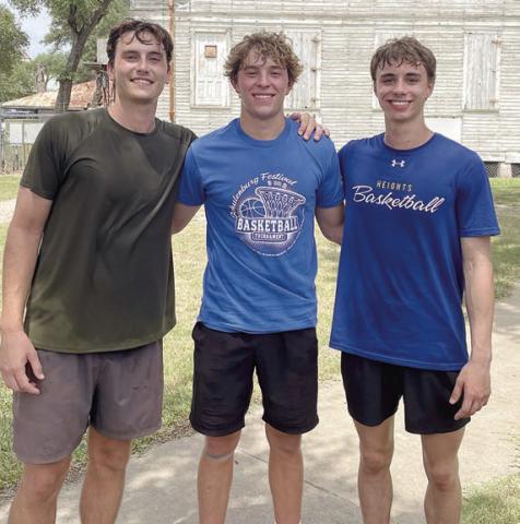 First place – “Jensen” - (from left) Taber Tofte, Beau Taber, and Gavin Peterson. Sticker Photo By Darrell Vyvjala