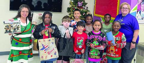 Hernandez brings gifts to Boys & Girls Club