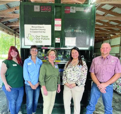 Recycling Center gets new baler thru H-E-B grant