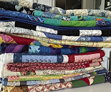 quilts WERE delivered to Schulenburg area nursing care facilities as part of the CVQG project.
