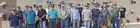 American Legion Post 143 places 1,250+ flags on veterans’ graves