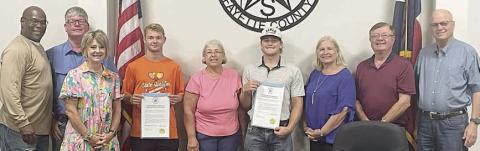 Proclamation honors SHS athletes
