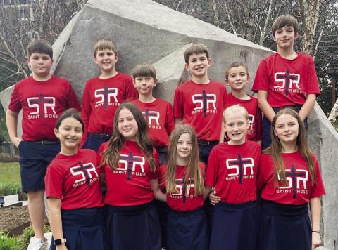 St. Rose sixth graders attend musical production in Houston