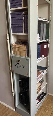 Parishioner builds cabinet for St. Mary’s choir