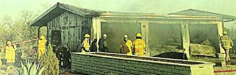 Garage fire extinguished near Winchester