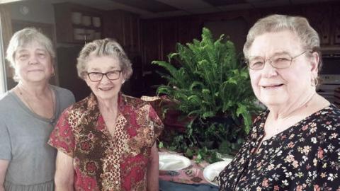 Hostesses – (from left) Debbie Behlen, Ruth Fabian and Janet Kobza.