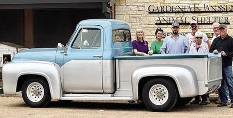 1955 donated pickup raises funds for Animal Shelter