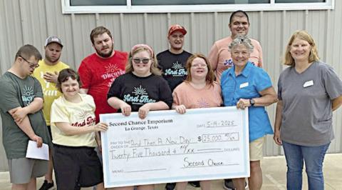 Second Chance donates $25,000 to and Then