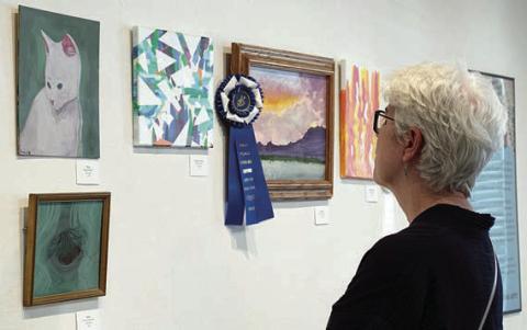 The opening exhibition in the Emerging Artists Competition was held on Saturday, Aug. 5 at the ARTS Ross Gallery in Fayetteville. The exhibition will remain open through Aug. 26.