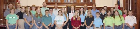 Commissioners Court designates Oct. 6-12 as National 4-H Week in Texas
