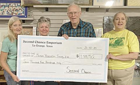 Faison Preservation Society gets donation