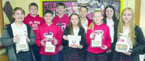 St. Rose School, area Catholic churches take part in Souper Bowl of Caring