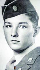 Above is a photo of James Stanzel when he joined the Army in 1945.