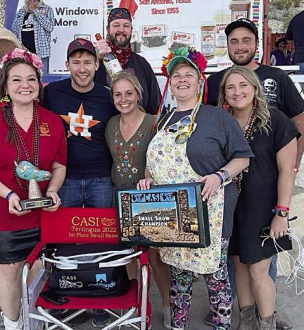 Freyburg’s Finest consists of (from left) Nicole Gabler, Kyle Sarver, Kylie Jackson, Keith Williamson, Kathleen Williamson, Tory Brunner, Jason Brunner and (not shown) Bo Darville.