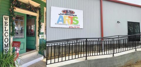 Arts For Rural Texas has set Holiday Shows at the Schulenburg campus (right photo) on Dec. 16 and Fayetteville campus (left photo) on Dec. 11.
