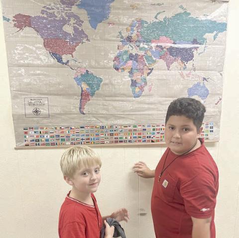 Learning about geography at BGC