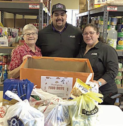 Anytime Fitness holds food drive for SAFP