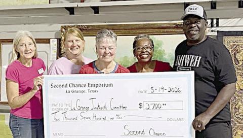 Second Chance donates to Juneteenth Committee