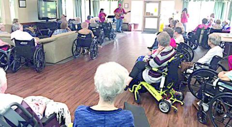 Musical performance given at Regency